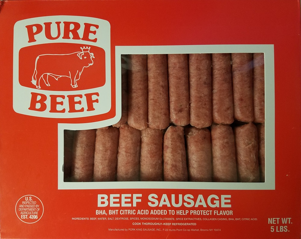Beef Sausage 12 1 