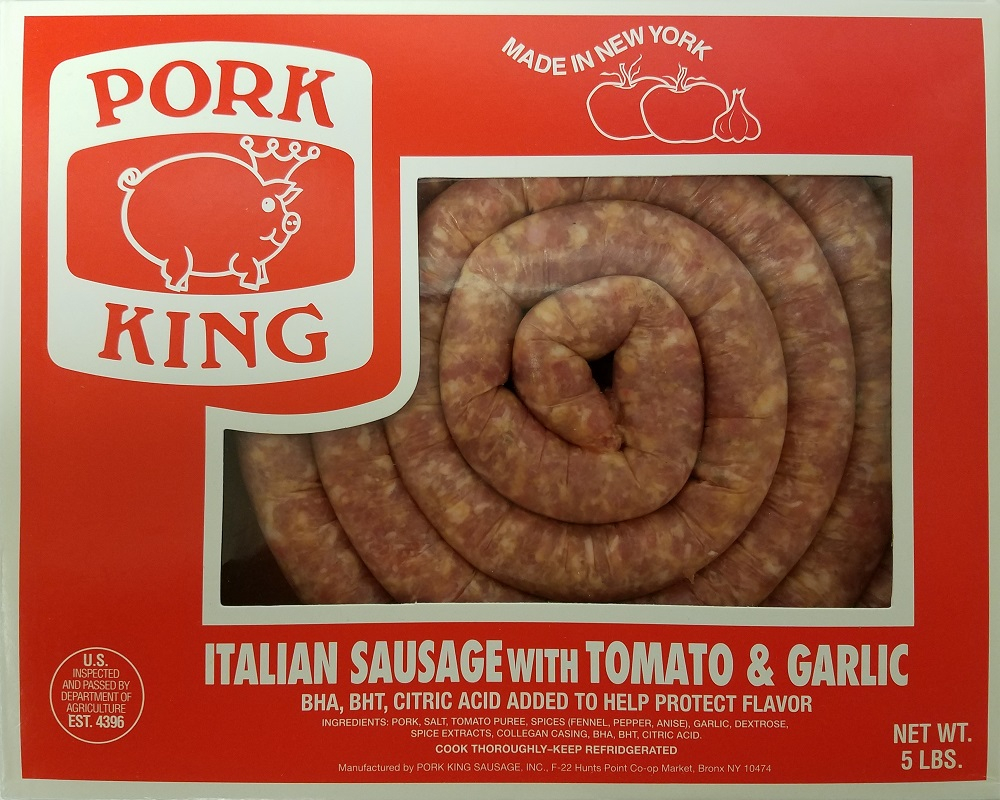 Italian Sausage with Tomato Garlic